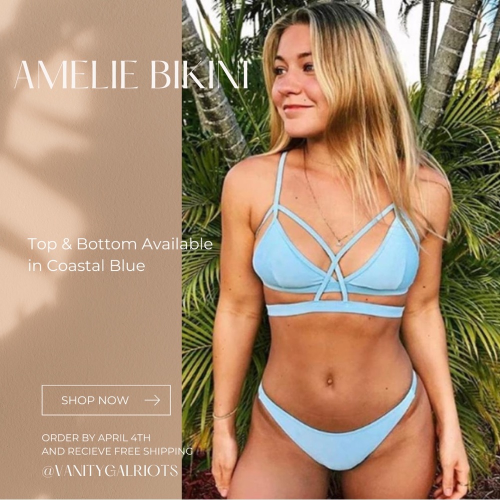 SO NOIR Amelie Bikini in Coastal Blue (New)